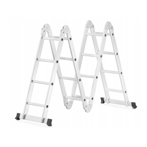 4x4 scharnierende aluminium ladder met platform